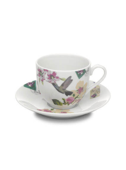 Xícara com Pires Chá Branca - Accessorize