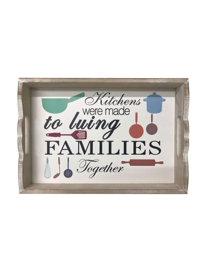 Bandeja de Madeira Mod Pequena 