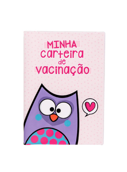 Porta Carteira Vacinação Bubu e as Corujinhas - Uatt