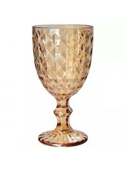 Taça de Vidro Sodo-calcico Roman Ambar