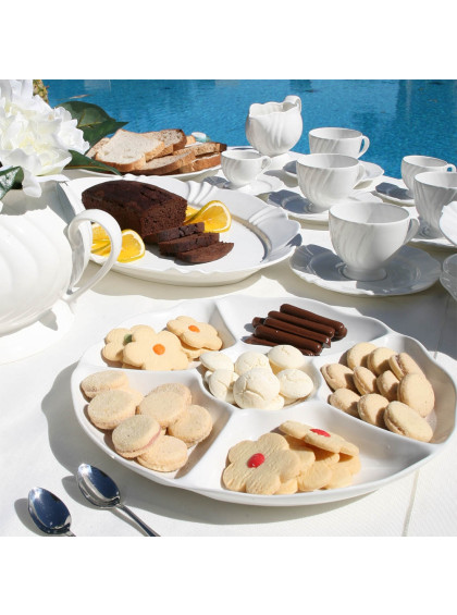 Petisqueira Porcelana Branca - Rojemac