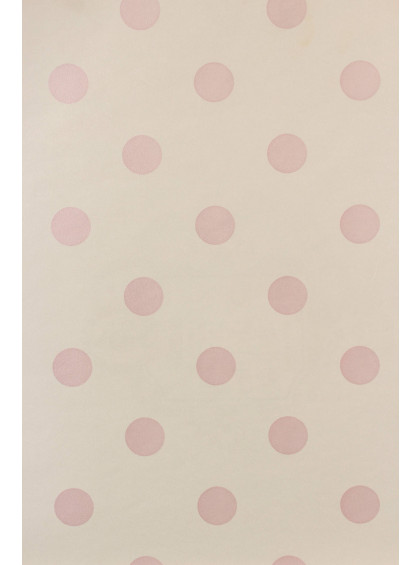 Rolo de papel de parede Poá Rosa