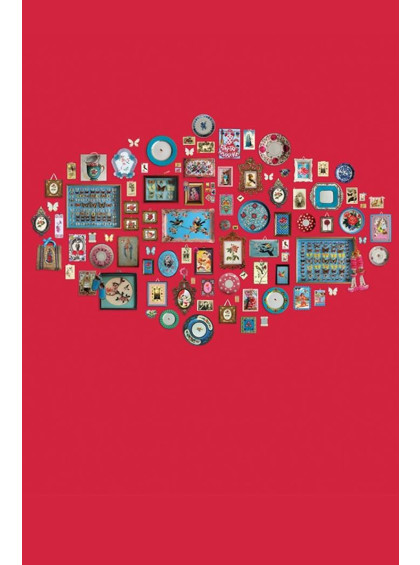 Painel de papel de parede Memories Vermelho