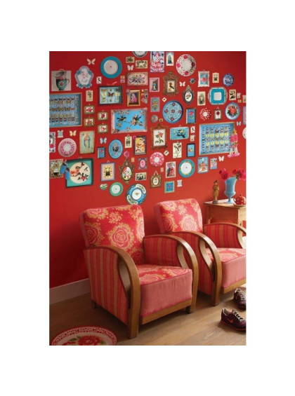 Painel de papel de parede Memories Vermelho