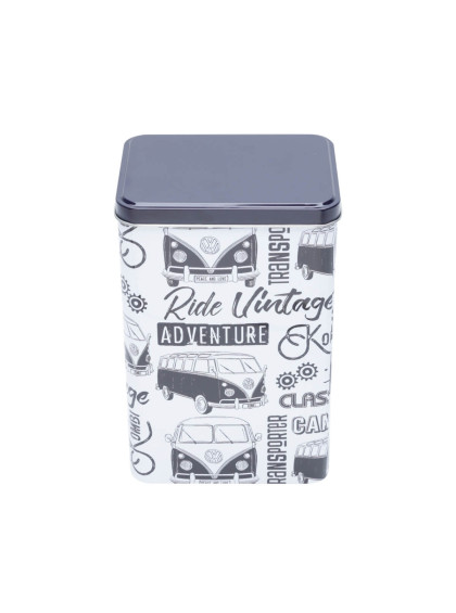 Lata Metal VW Kombi Freedim Branca/Preta - Urban