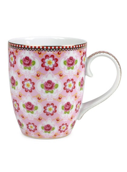 Caneca de Porcelana Blossom Rosa 350ML - Pip Studio