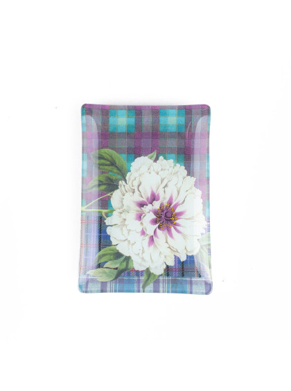 Bandeja de Vidro Pequena Retangular