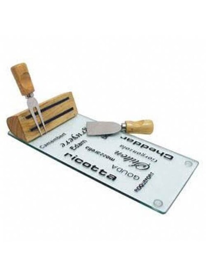 Conjunto 3 peças de Aço Inox p/ Queijo Nice