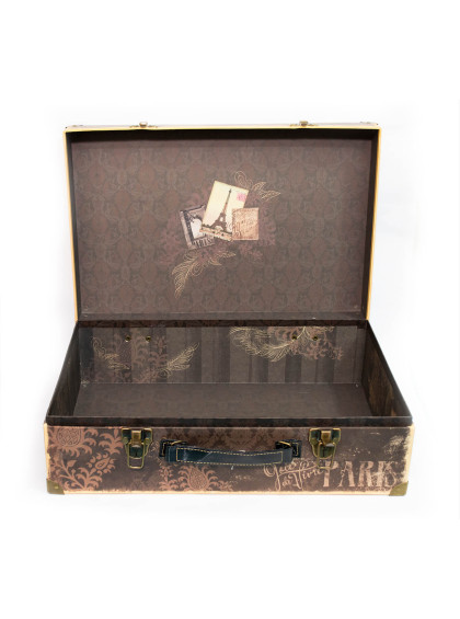Caixa Maleta Paris In Blk Grande