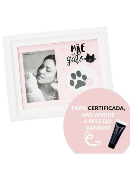 Porta Retrato Patinha Mãe de Gato - Uatt