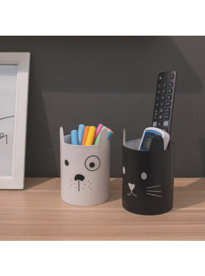 Porta-lápis Cachorro Branco