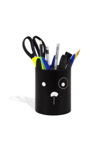 Porta-lápis Cachorro Preto