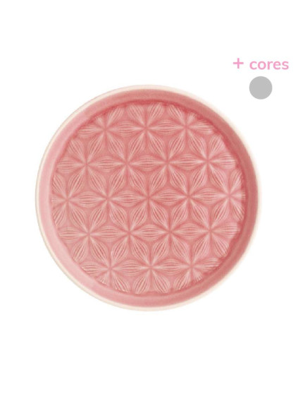 Prato de Sobremesa Kallia Rosa