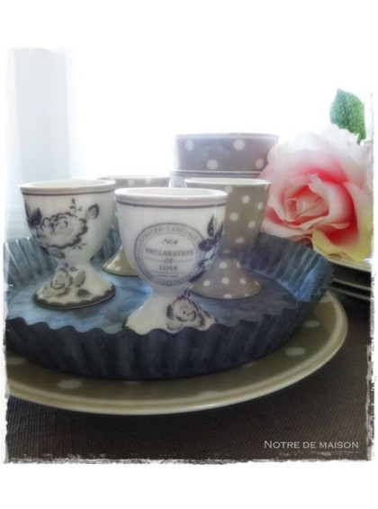 Porta Ovo Dora Branco