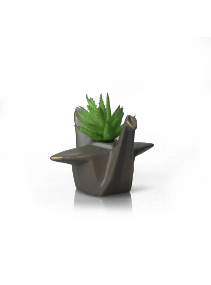 Cachepot Pássaro Origami Médio Fendi