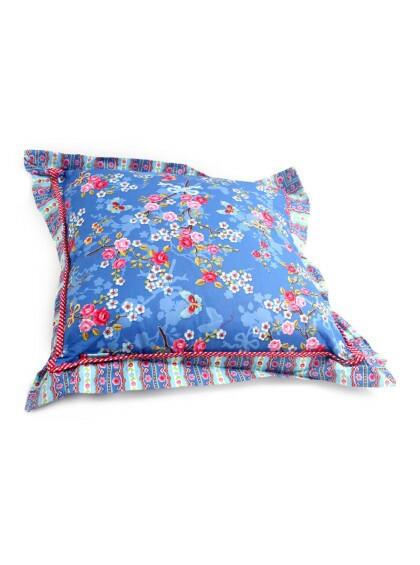 Almofada Quadrada Chinese Blossom Azul Escuro - Pip Studio