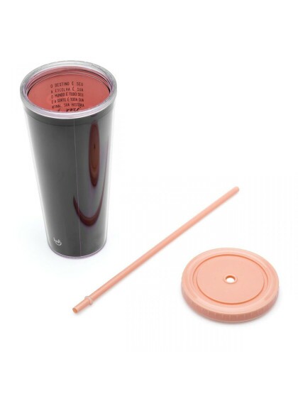 Copo com Canudo G Você Quem Faz