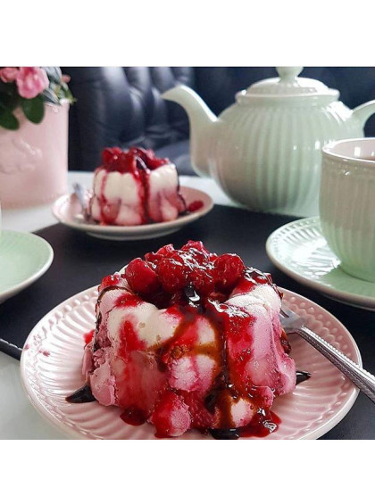 Prato Sobremesa Alice Rosa Claro