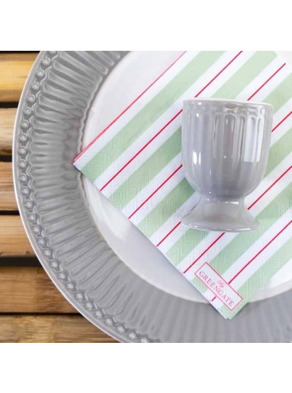 Porta Ovo Alice Cinza Quente