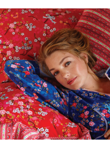 Almofada Retangular Chinese Blossom Vermelho - Pip Studio