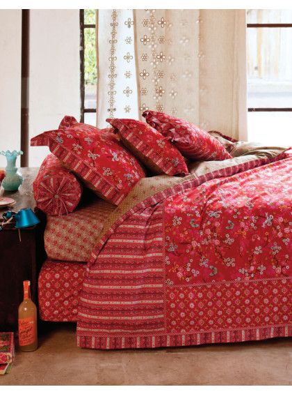 Almofada Rolinho Chinese Blossom Vermelho - Pip Studio