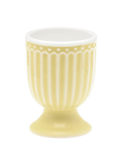 Porta Ovo Alice Amarelo Claro