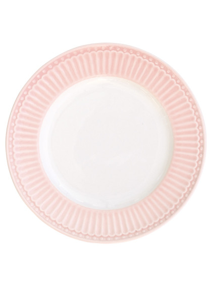 Prato de Pão Alice Rosa Claro