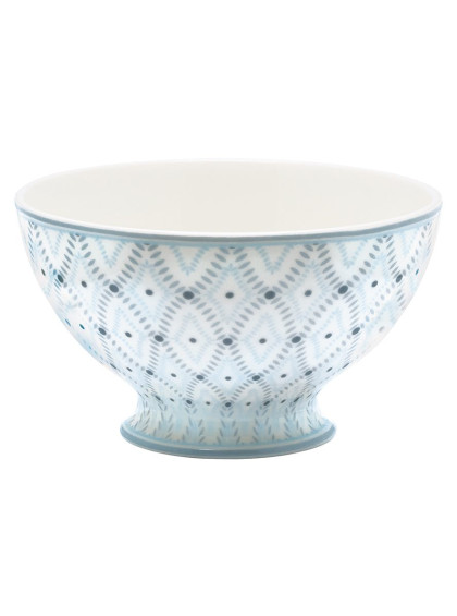 Bowl de Sopa Branco com Azul