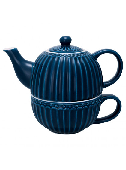 Chá para Um Azul Escuro