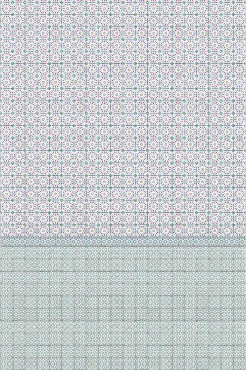 Painel de papel de parede Bright Tiles Azul - Pip Studio