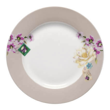 Prato Sobremesa Bege 21cm - Accessorize