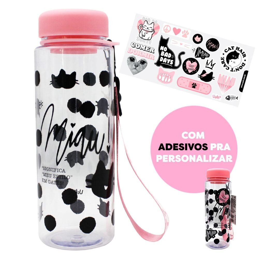 Garrafa Cola e Descola Gatinha - Uatt