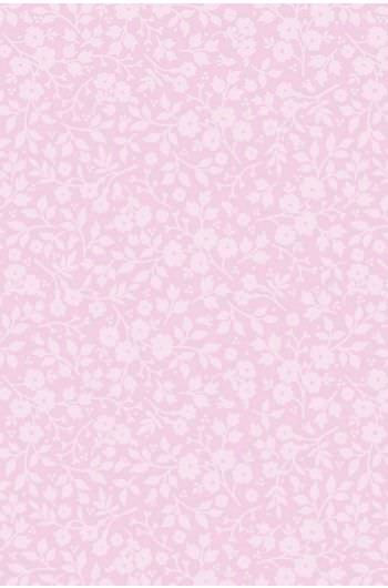 Rolo de Papel de Parede Rosa com Detalhes de Flores - Pip Studio