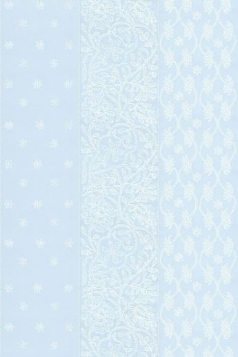 Painel de Parede Azul com Flores Brancas - Pip Studio