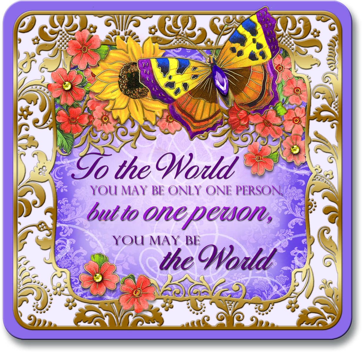 Placa Decorativa One Person  – Punch Studio