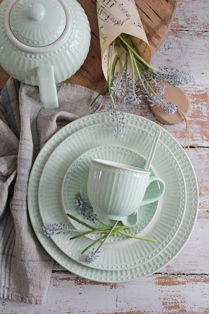 Prato de Jantar Alice Verde Claro - Greengate