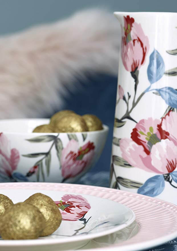 Prato de Sobremesa Magnolia Branco - Greengate