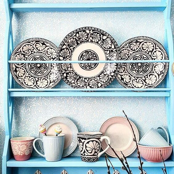 Prato de Jantar Sasha Preto - Greengate