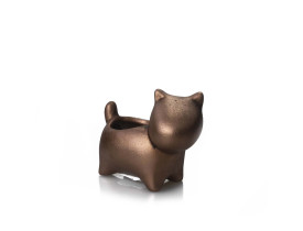 Cachepot Cãozinho Pequeno Cobre