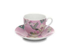 Xícara com Pires Chá Rosa - Accessorize