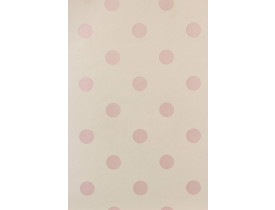 Rolo de papel de parede Poá Rosa