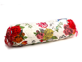 Almofada Rolinho Flowers Branco - Pip Studio