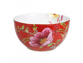 Bowl de Porcelana Chinese Garden Vermelho