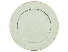 Prato Verde Claro com Fio de Ouro - Greengate