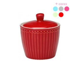 Açucareiro Alice Vermelho