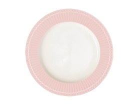 Prato de Jantar Alice Rosa Claro