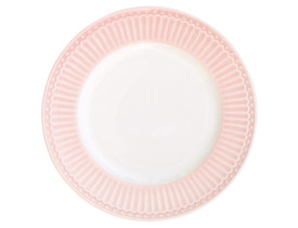 Prato de Pão Alice Rosa Claro
