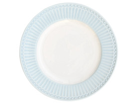 Prato de Pão Alice Azul Claro 