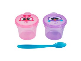 Set Potinhos Colher Bubu e as Corujinhas - Uatt