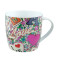 Kit Caneca c/ Lata Rosa Love de Porcelana/ Aluminio 340 ml - Accessorize